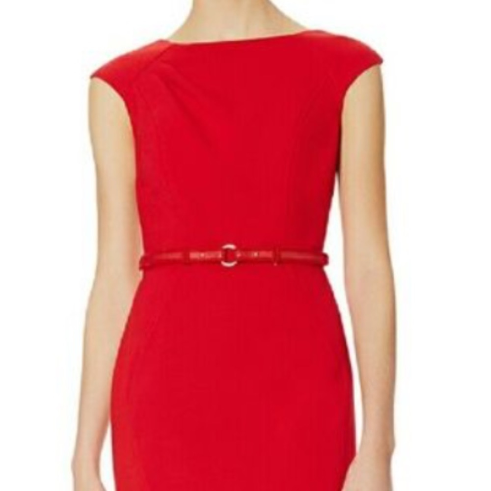 Red Limited Sheath with matching belt